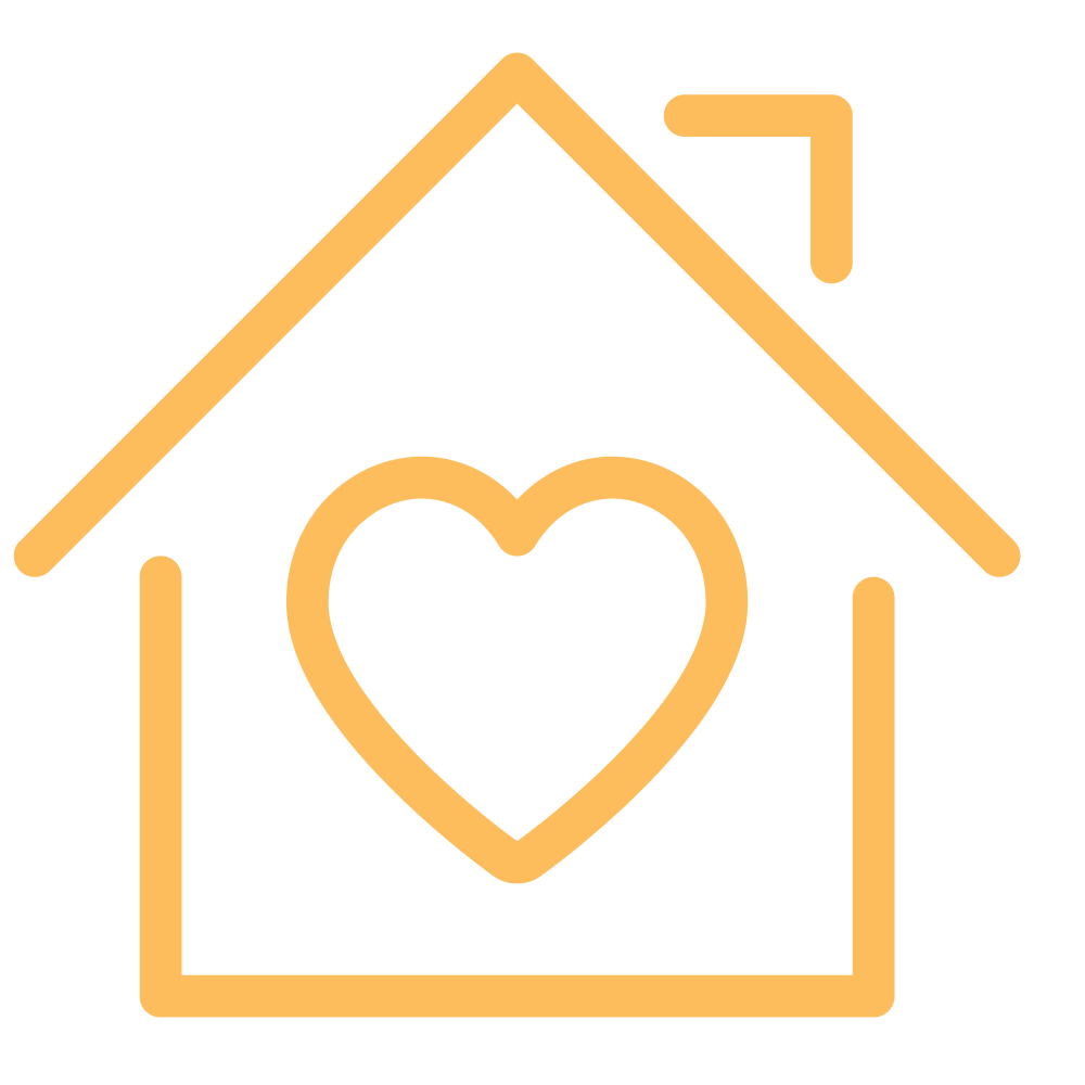 House with a heart icon